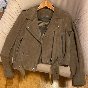 [BLANKNYC] Suede Moto Jacket